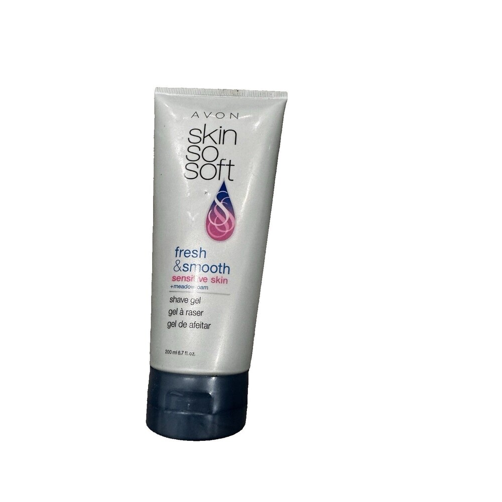 Avon SSS fresh & smooth sensitive skin + meadow foam shave gel 6.7 fl. oz.